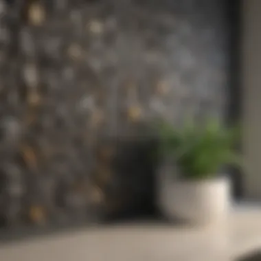 Diverse Materials in Wall Design Stylish combination of materials used in wall design