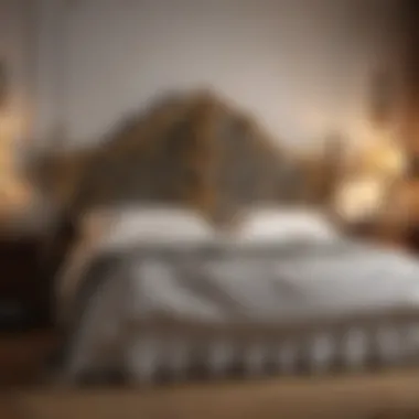 Classic Ornate Vintage Bedframe An ornate vintage bedframe reflecting classical elegance.