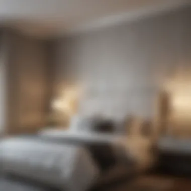Sophisticated bedroom designed with modern aesthetics