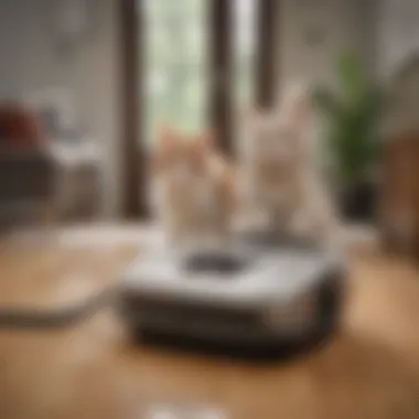 User Experiences with Bissell Vacuums User reviewing Bissell vacuum with a pet