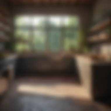 Sustainable materials in a Boho kitchen design
