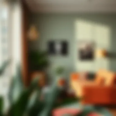 Stylish interior featuring the 2022 Color of the Year