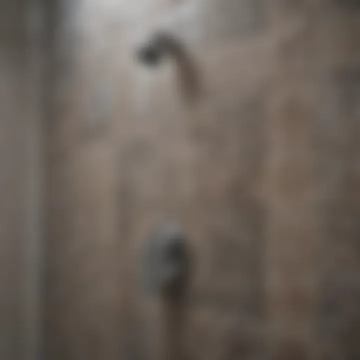 Stylish installation of decorative shower tiles with unique patterns
