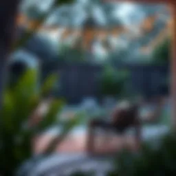 Elegant contemporary patio chair design