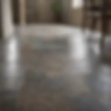 Flagstone Flooring in Chic Interiors Flagstone flooring installation in a modern interior