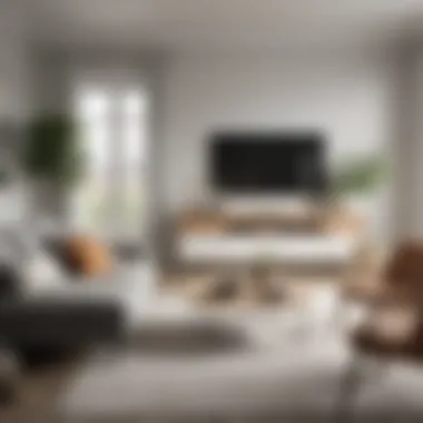 Chic Scandinavian living room showcasing functional and aesthetic design principles