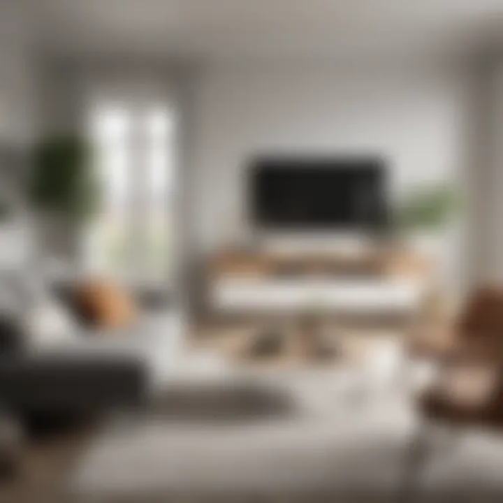 Chic Scandinavian living room showcasing functional and aesthetic design principles