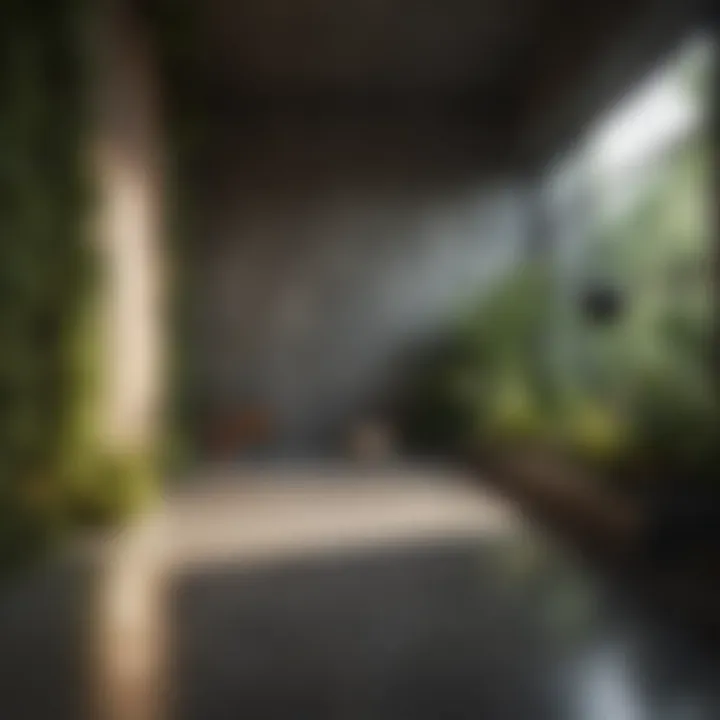 Sustainable materials used in contemporary interior design