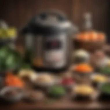 Ingredients Ready for Instant Pot Special Edition An assortment of ingredients poised for use in the Instant Pot, emphasizing its efficiency