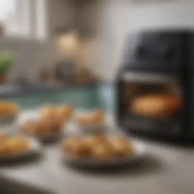 Versatile Dishes Created with the Vortex Pro Air Fryer Oven An assortment of dishes cooked using the Vortex Pro, displaying its versatility