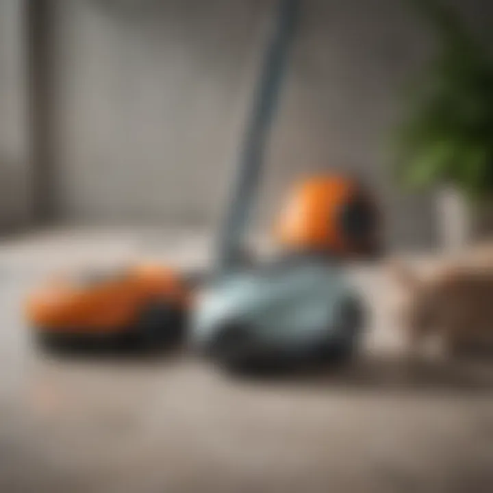 Various types of lightweight pet vacuums arranged for comparison