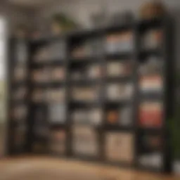 Organized storage space showcasing Kondo's principles