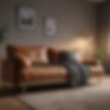 Sofa Bed: A Dual-Purpose Solution for Small Living Areas Sofa bed in a cozy living room setting