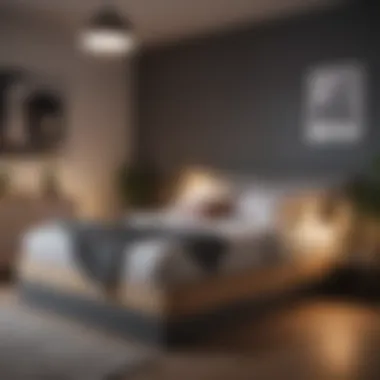 Modern Multifunctional Bed Design for Compact Living Stylish multifunctional bed in a modern small apartment