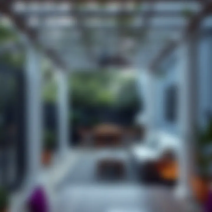 Narrow Pergola Enhancing Indoor Living Space Narrow pergola enhancing indoor living space