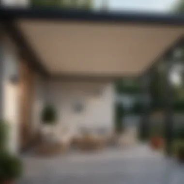 Stylish Fabric Patio Cover Stylish fabric patio cover
