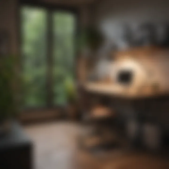 Innovative small home office addition