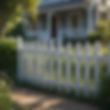 Charming Picket Fence Charming picket fence surrounding a cozy garden space