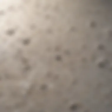 Close-up of solid surface material highlighting texture and finish