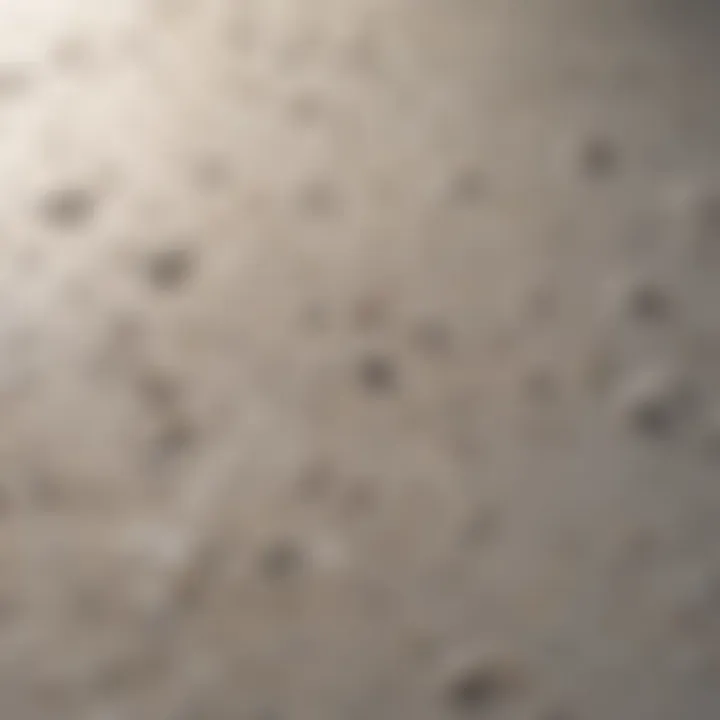 Close-up of solid surface material highlighting texture and finish