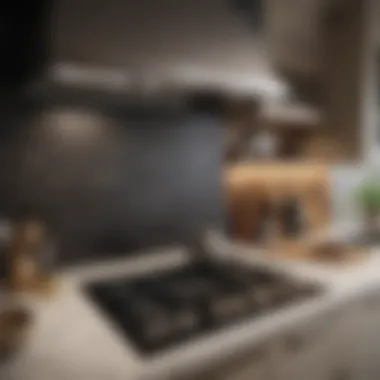 Stylish Kitchen Integration Stylish kitchen design showcasing the space between stove and countertop