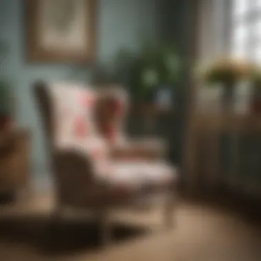 Collection of Anthropologie Floral Chair Styles Various styles of Anthropologie floral chairs displayed together