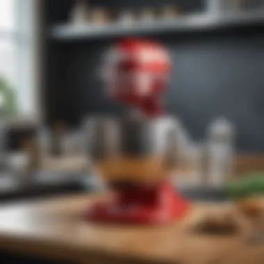 Maintaining Your KitchenAid Stand Mixer Well-maintained KitchenAid stand mixer on a kitchen countertop