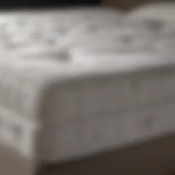 Innovative cooling mattress topper showcasing breathable materials