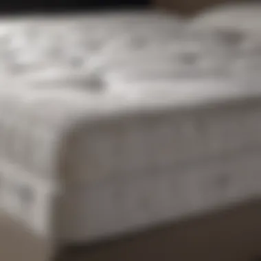 Innovative cooling mattress topper showcasing breathable materials