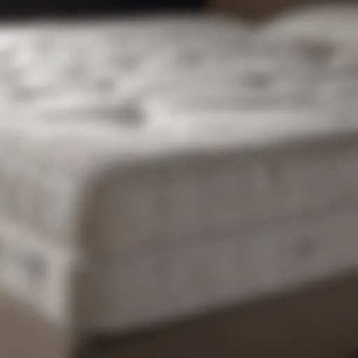 Innovative cooling mattress topper showcasing breathable materials