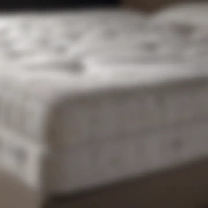 Innovative cooling mattress topper showcasing breathable materials