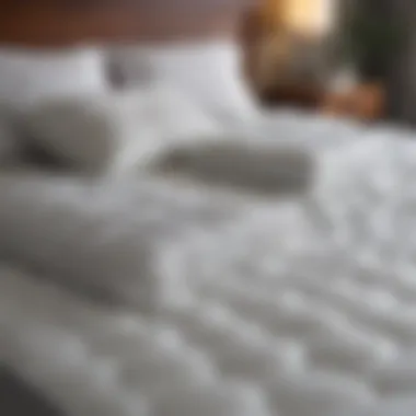 Comparison of various cooling mattress toppers on a cozy bed