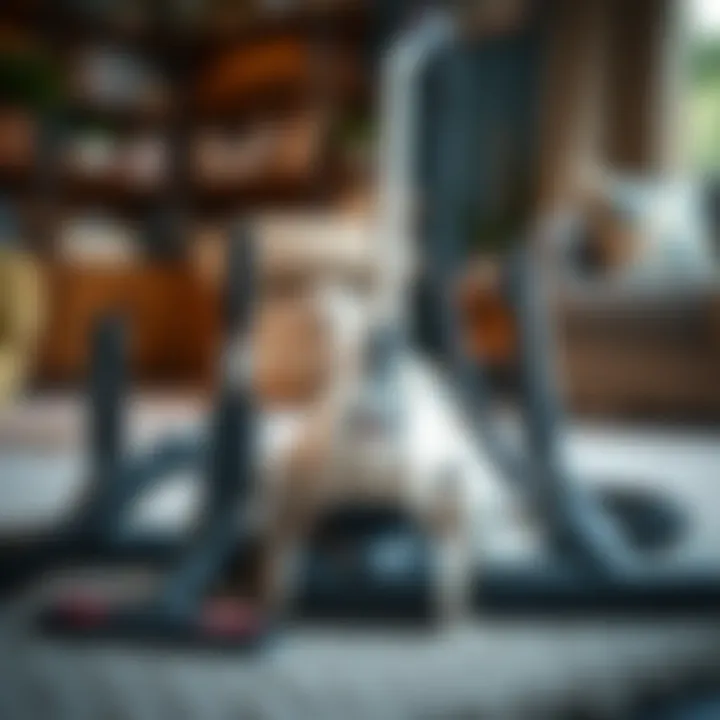 An array of vacuum attachments designed for efficient pet hair cleaning.
