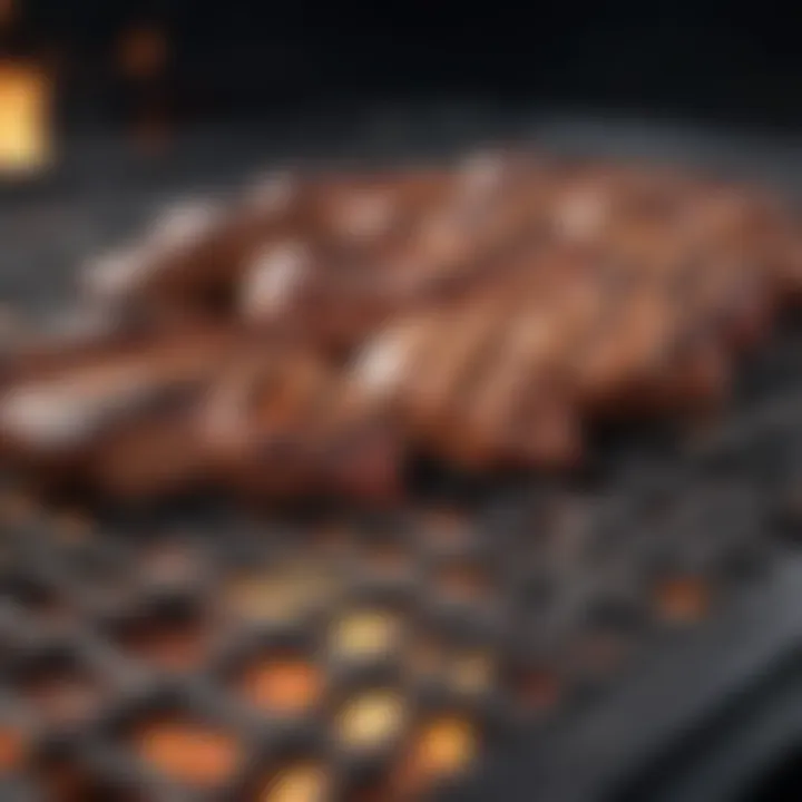 A close-up of premium grill materials reflecting quality craftsmanship.