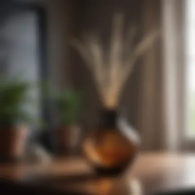 Stylish Diffuser Enhancing Home Fragrance Elegant diffuser emitting fine mist