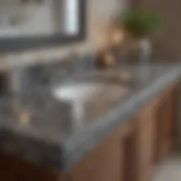 Elegant granite countertop showcasing durability