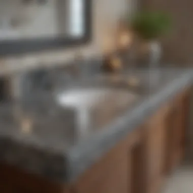 Granite Countertop Elegance Elegant granite countertop showcasing durability