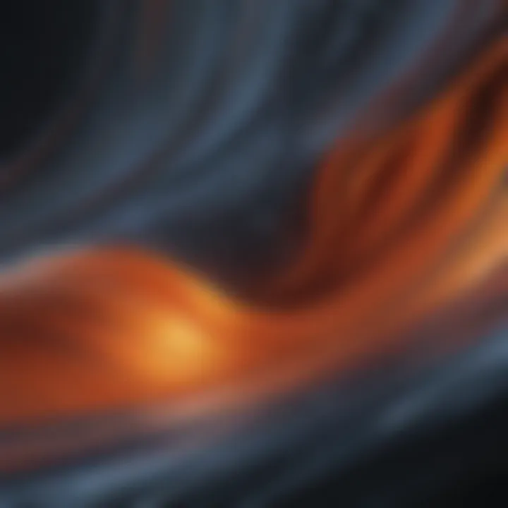 Stylish abstract wallpaper pattern with fluid shapes and rich textures