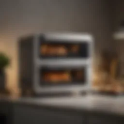 Sleek design of the Wolf countertop oven air fryer showcasing its modern aesthetics.