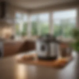 Showcasing the spacious interior of the Instant Pot