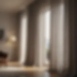 Elegant sheer curtains enhancing natural light