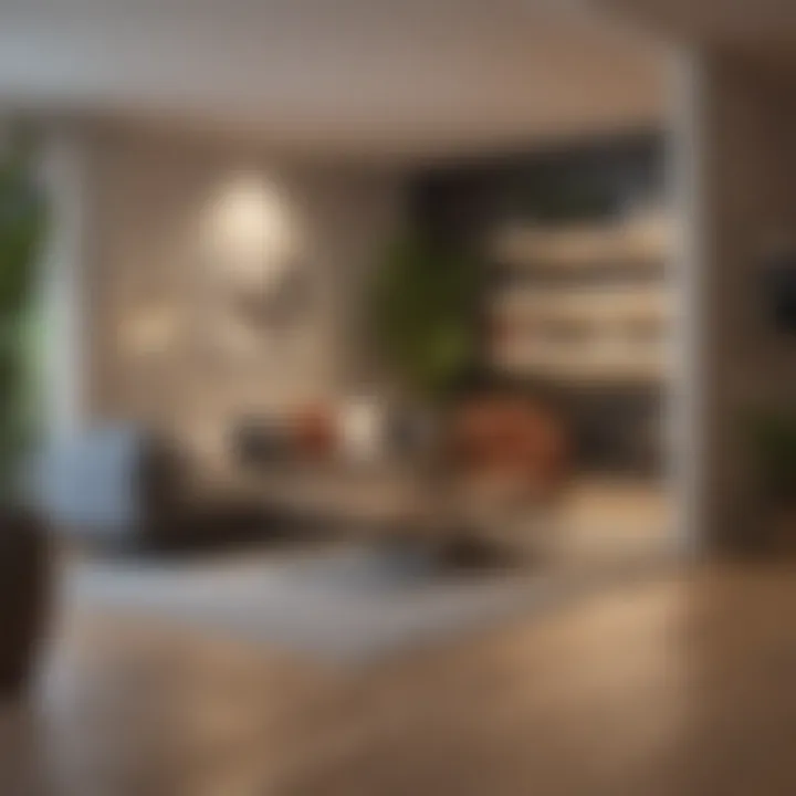 Interior design mockup for new space