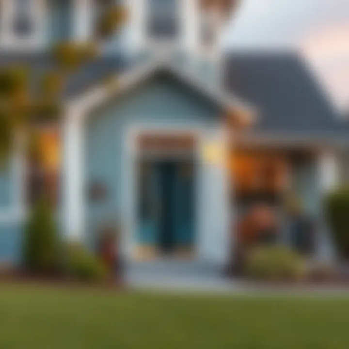 Fresh exterior paint job elevating home curb appeal