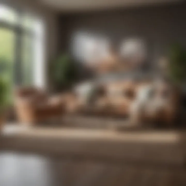 A design board featuring various textures and materials for a cohesive look