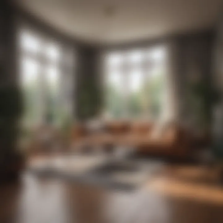 A well-ventilated living room