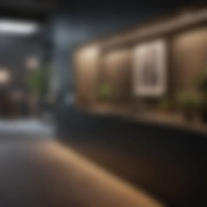 Smart technology integration in cabinet lighting
