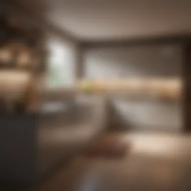 Stylish Kitchen Under-Cabinet Lighting Stylish kitchen with under-cabinet lighting