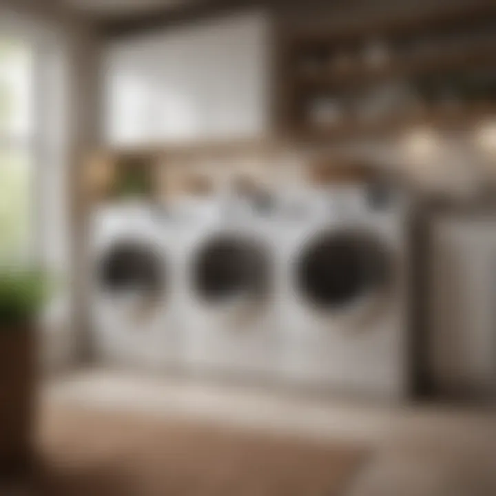 Eco-friendly appliances enhancing the laundry room experience