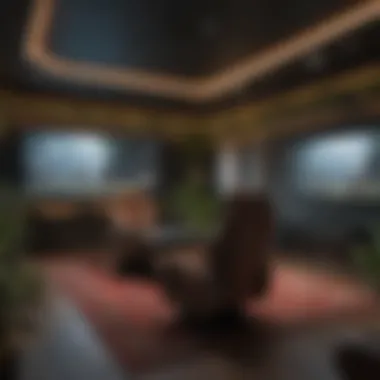 Immersive Gaming Room with Advanced Technology An immersive gaming room with advanced technology integration