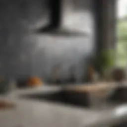 Elegant ceramic tiles in a modern kitchen setting